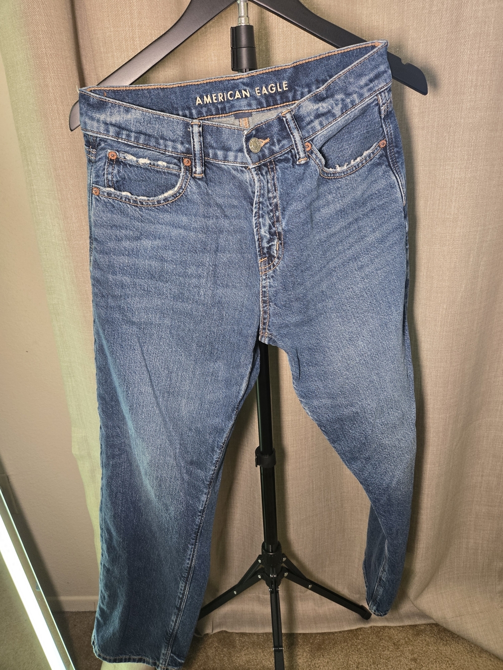 American Eagle Outfitters Light Blue Denim Flare Jeans